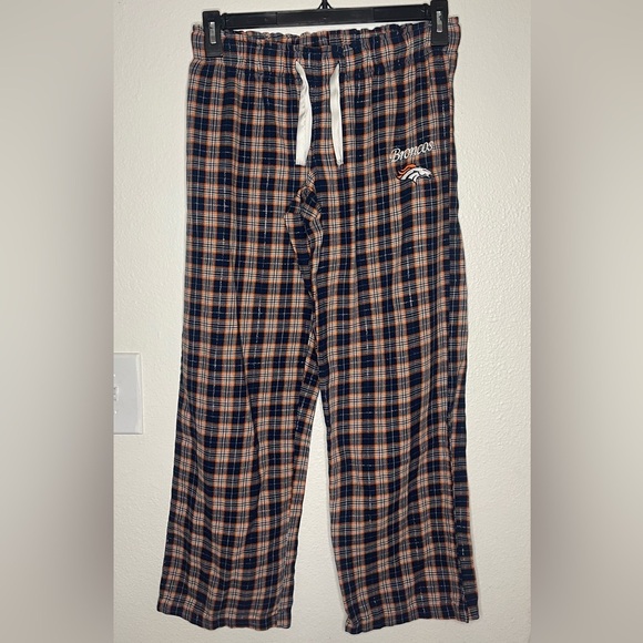 Denver Broncos Plaid Lounge Pants | Women’s M 🏈 - Picture 1 of 4